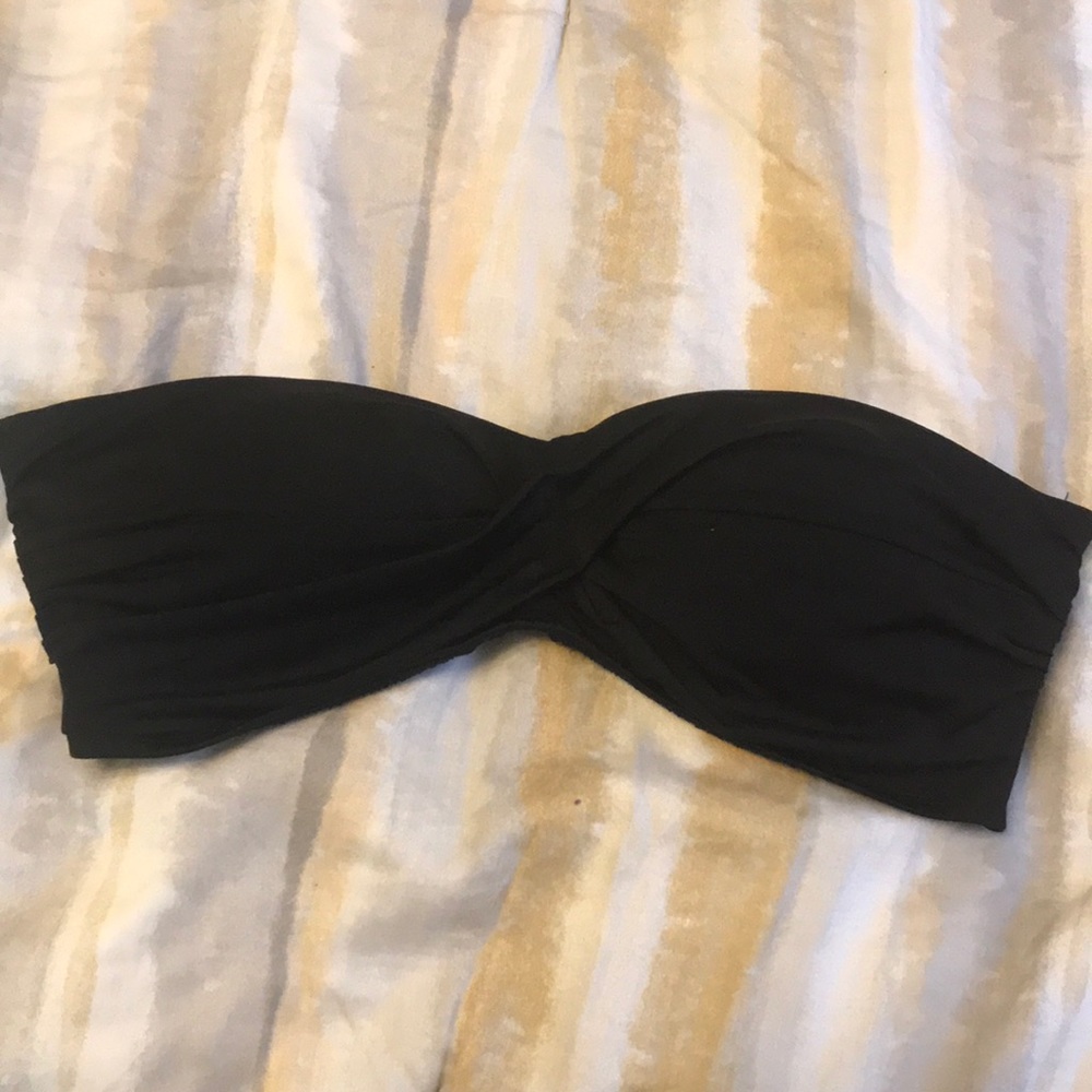Black bathing suit top